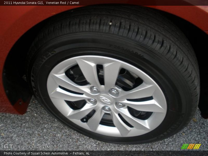 Venetian Red / Camel 2011 Hyundai Sonata GLS