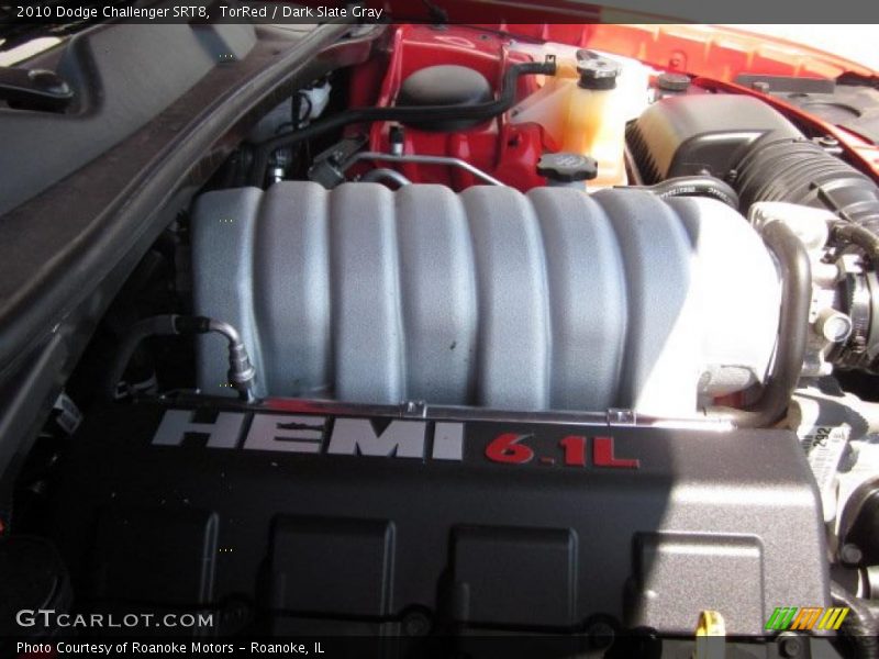 TorRed / Dark Slate Gray 2010 Dodge Challenger SRT8