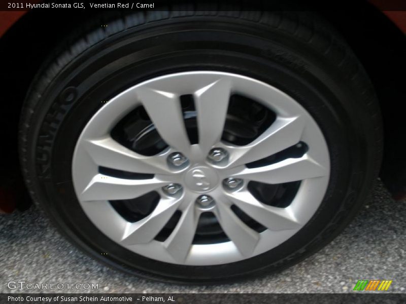 Venetian Red / Camel 2011 Hyundai Sonata GLS