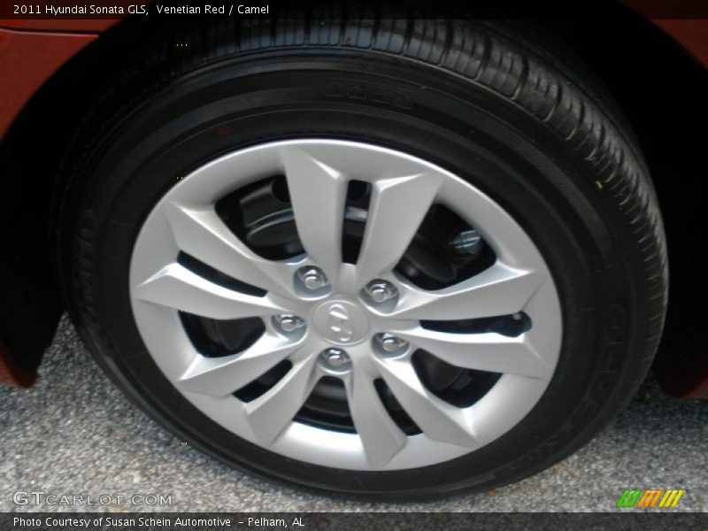 Venetian Red / Camel 2011 Hyundai Sonata GLS