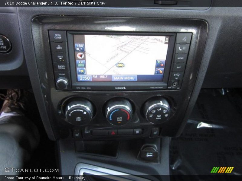 TorRed / Dark Slate Gray 2010 Dodge Challenger SRT8