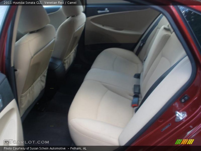 Venetian Red / Camel 2011 Hyundai Sonata GLS