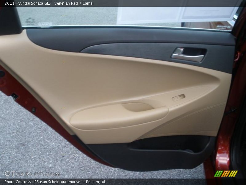 Venetian Red / Camel 2011 Hyundai Sonata GLS
