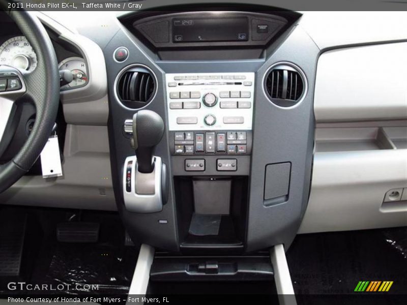 Taffeta White / Gray 2011 Honda Pilot EX-L