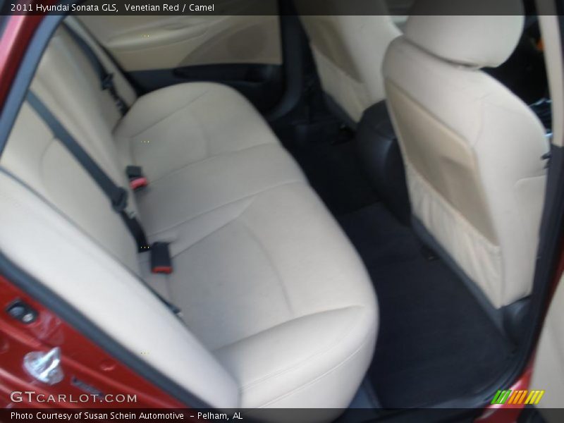 Venetian Red / Camel 2011 Hyundai Sonata GLS