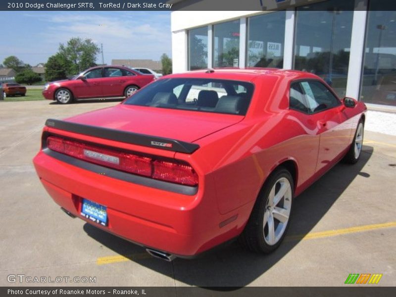 TorRed / Dark Slate Gray 2010 Dodge Challenger SRT8