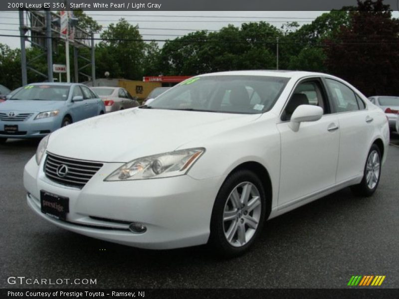 Starfire White Pearl / Light Gray 2008 Lexus ES 350