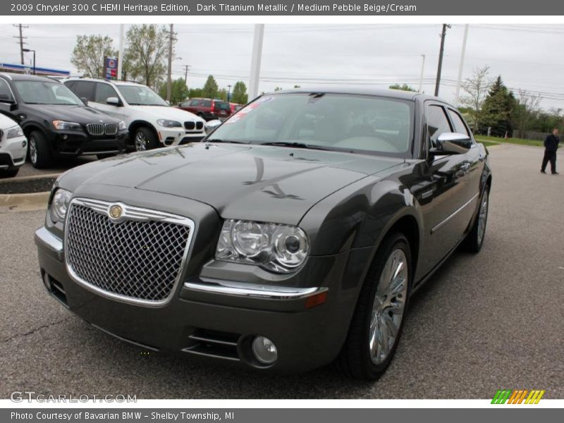 Dark Titanium Metallic / Medium Pebble Beige/Cream 2009 Chrysler 300 C HEMI Heritage Edition