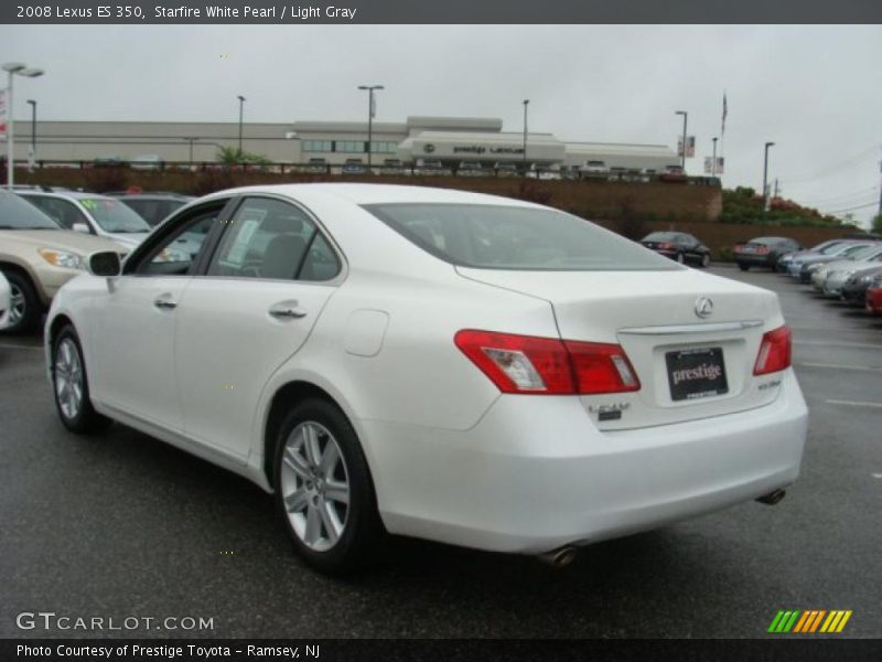 Starfire White Pearl / Light Gray 2008 Lexus ES 350