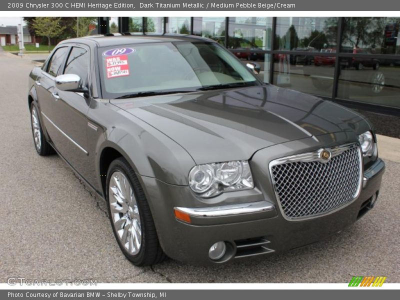 Dark Titanium Metallic / Medium Pebble Beige/Cream 2009 Chrysler 300 C HEMI Heritage Edition