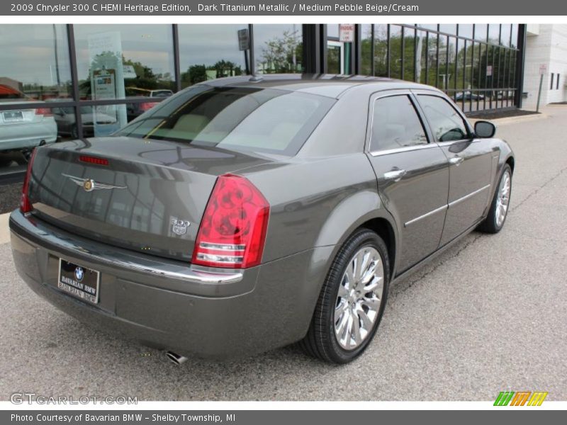 Dark Titanium Metallic / Medium Pebble Beige/Cream 2009 Chrysler 300 C HEMI Heritage Edition
