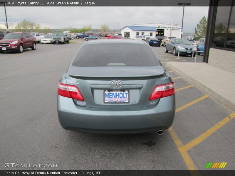 Aloe Green Metallic / Bisque 2009 Toyota Camry LE