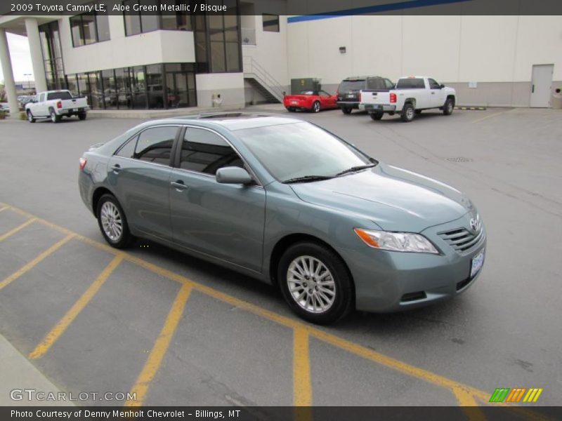 Aloe Green Metallic / Bisque 2009 Toyota Camry LE