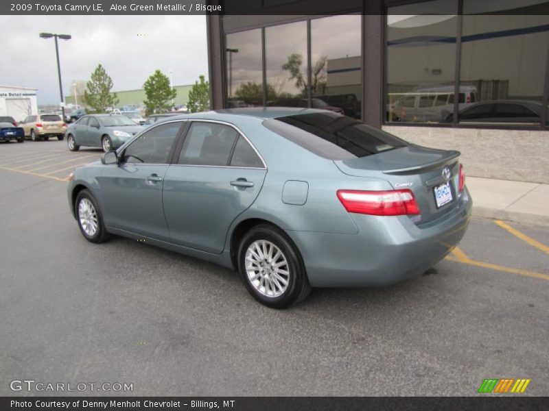 Aloe Green Metallic / Bisque 2009 Toyota Camry LE