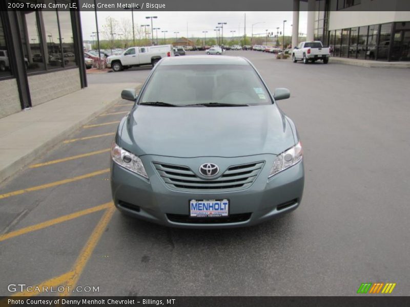 Aloe Green Metallic / Bisque 2009 Toyota Camry LE