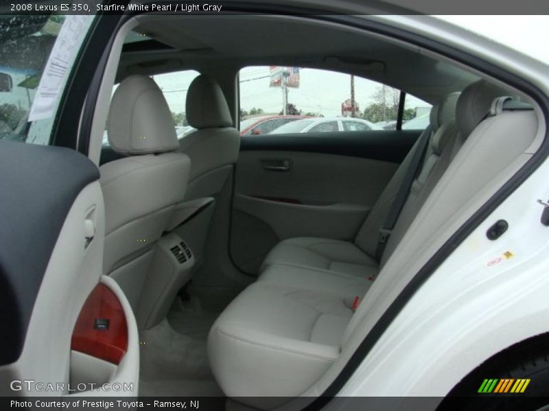 Starfire White Pearl / Light Gray 2008 Lexus ES 350