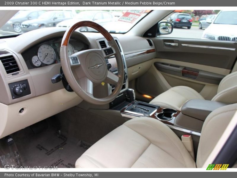 Dark Titanium Metallic / Medium Pebble Beige/Cream 2009 Chrysler 300 C HEMI Heritage Edition