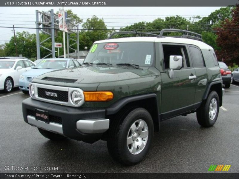 Army Green / Dark Charcoal 2010 Toyota FJ Cruiser 4WD