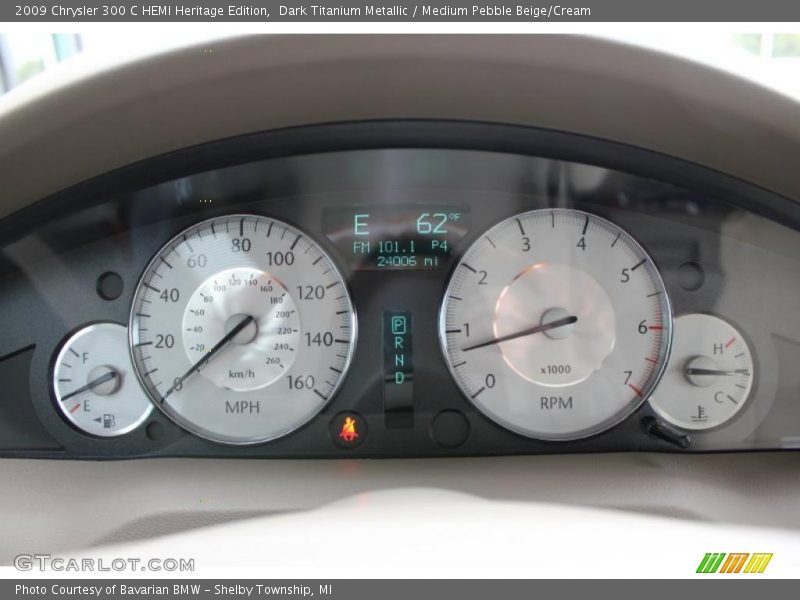 Dark Titanium Metallic / Medium Pebble Beige/Cream 2009 Chrysler 300 C HEMI Heritage Edition