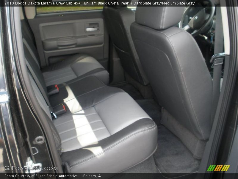 Brilliant Black Crystal Pearl / Dark Slate Gray/Medium Slate Gray 2010 Dodge Dakota Laramie Crew Cab 4x4