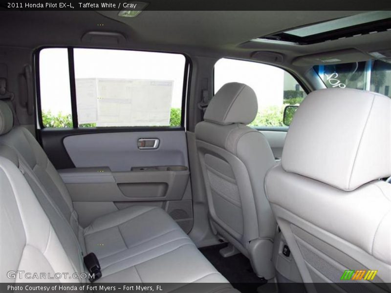 Taffeta White / Gray 2011 Honda Pilot EX-L