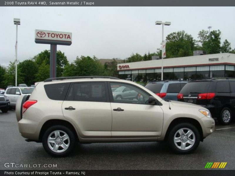 Savannah Metallic / Taupe 2008 Toyota RAV4 4WD