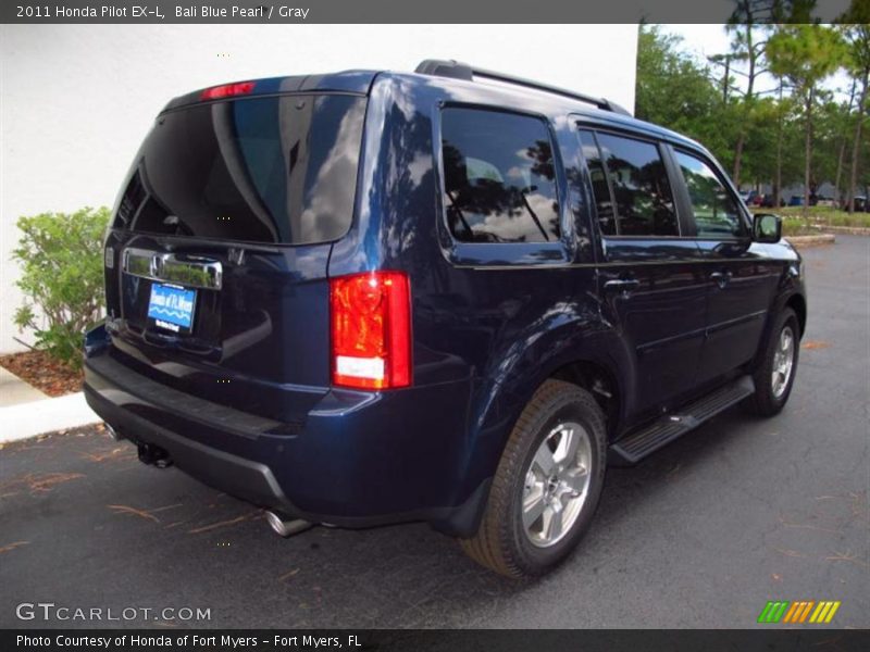 Bali Blue Pearl / Gray 2011 Honda Pilot EX-L