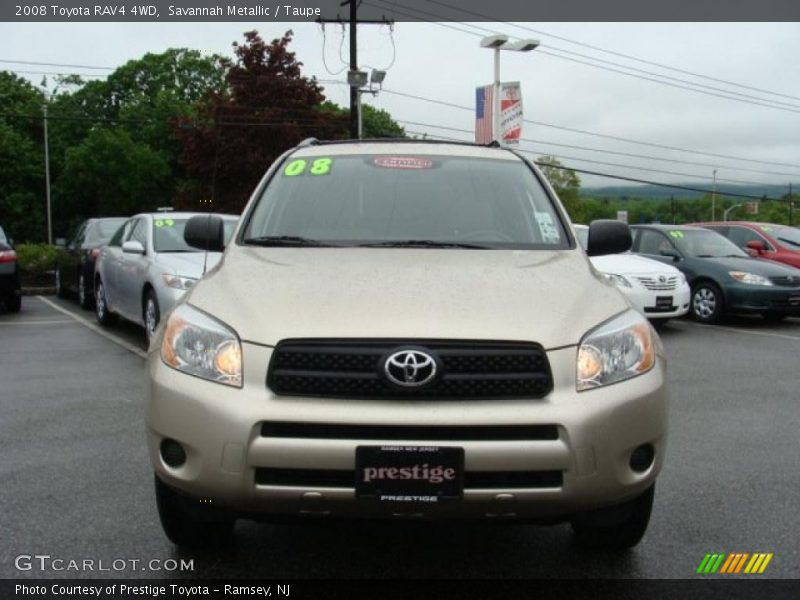 Savannah Metallic / Taupe 2008 Toyota RAV4 4WD
