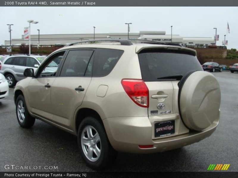 Savannah Metallic / Taupe 2008 Toyota RAV4 4WD