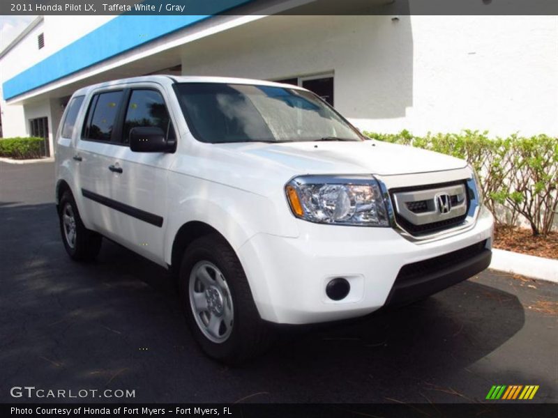 Taffeta White / Gray 2011 Honda Pilot LX