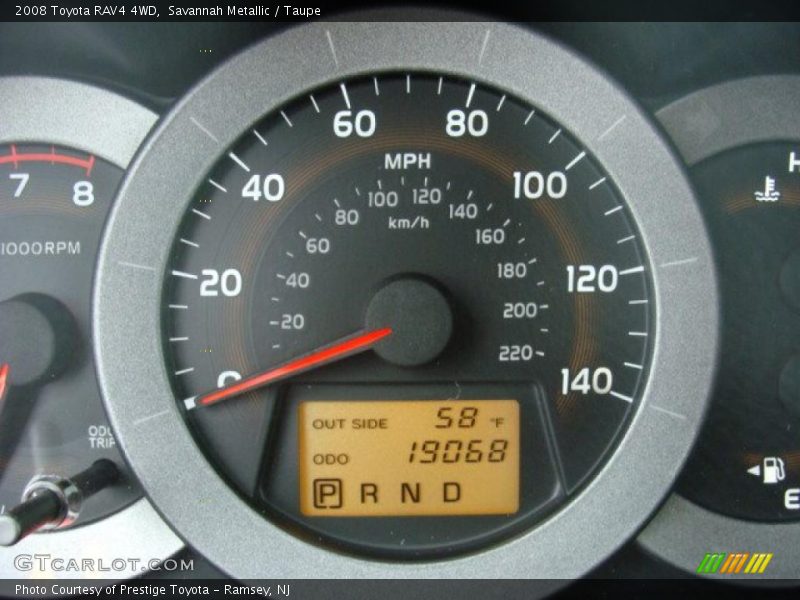 Savannah Metallic / Taupe 2008 Toyota RAV4 4WD