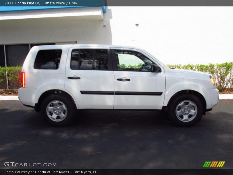 Taffeta White / Gray 2011 Honda Pilot LX