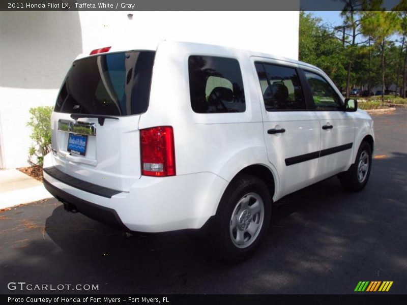 Taffeta White / Gray 2011 Honda Pilot LX