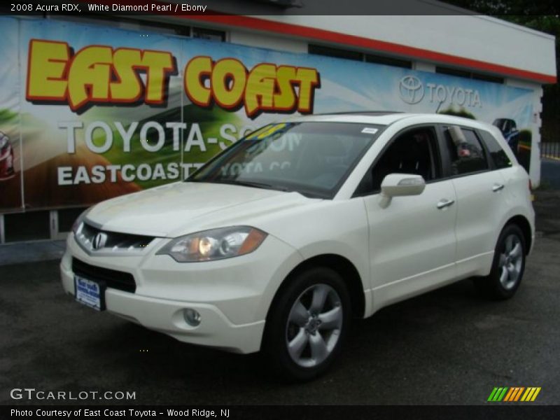 White Diamond Pearl / Ebony 2008 Acura RDX