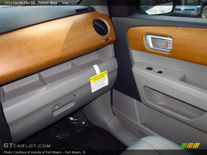Taffeta White / Gray 2011 Honda Pilot LX