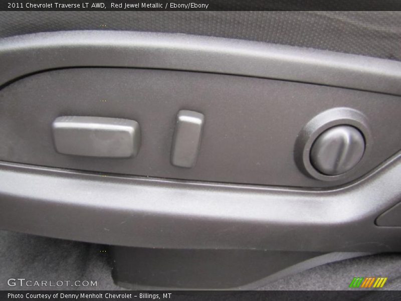Red Jewel Metallic / Ebony/Ebony 2011 Chevrolet Traverse LT AWD