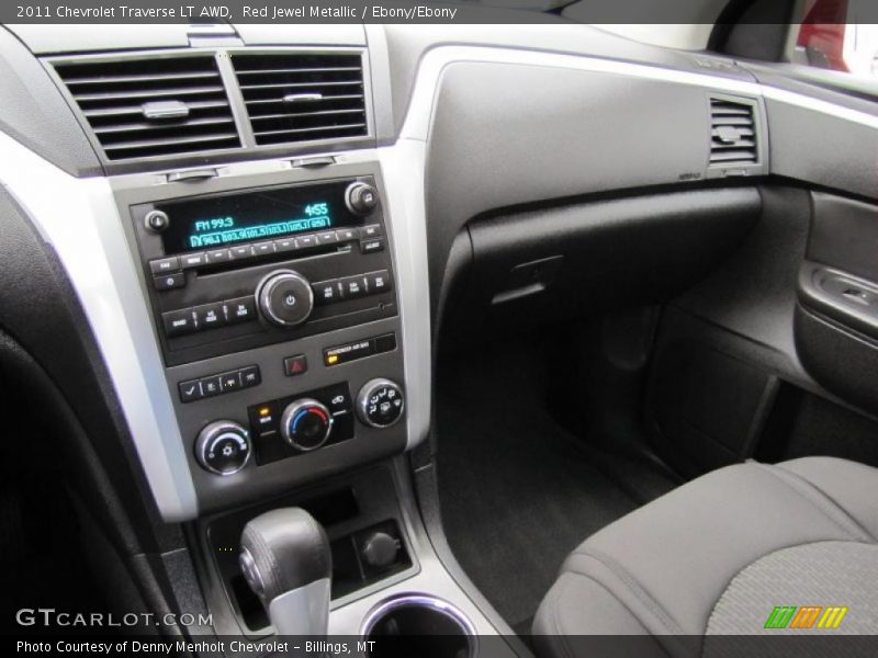 Red Jewel Metallic / Ebony/Ebony 2011 Chevrolet Traverse LT AWD