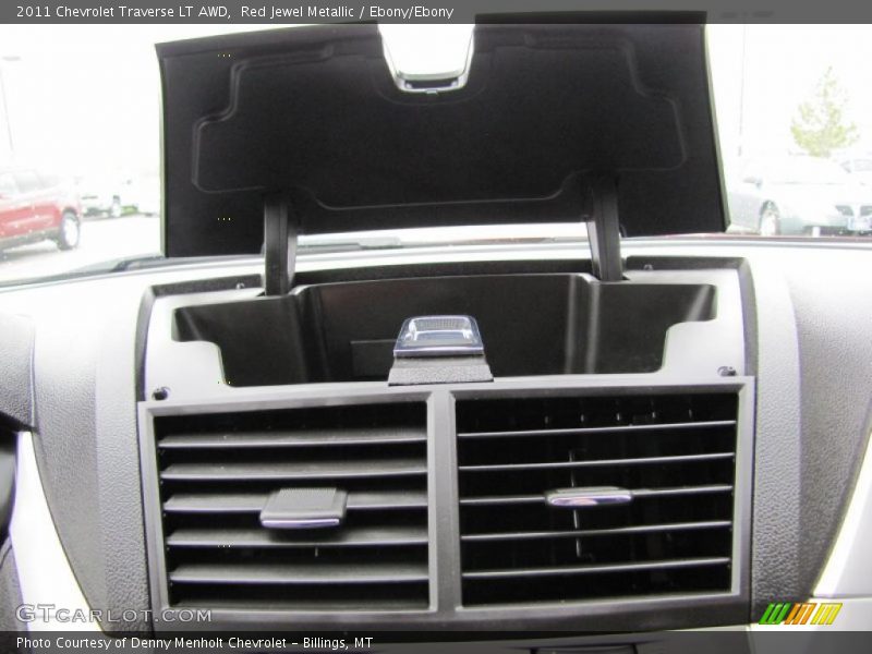 Red Jewel Metallic / Ebony/Ebony 2011 Chevrolet Traverse LT AWD