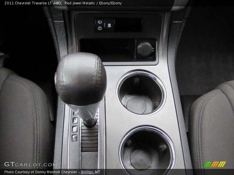 Red Jewel Metallic / Ebony/Ebony 2011 Chevrolet Traverse LT AWD