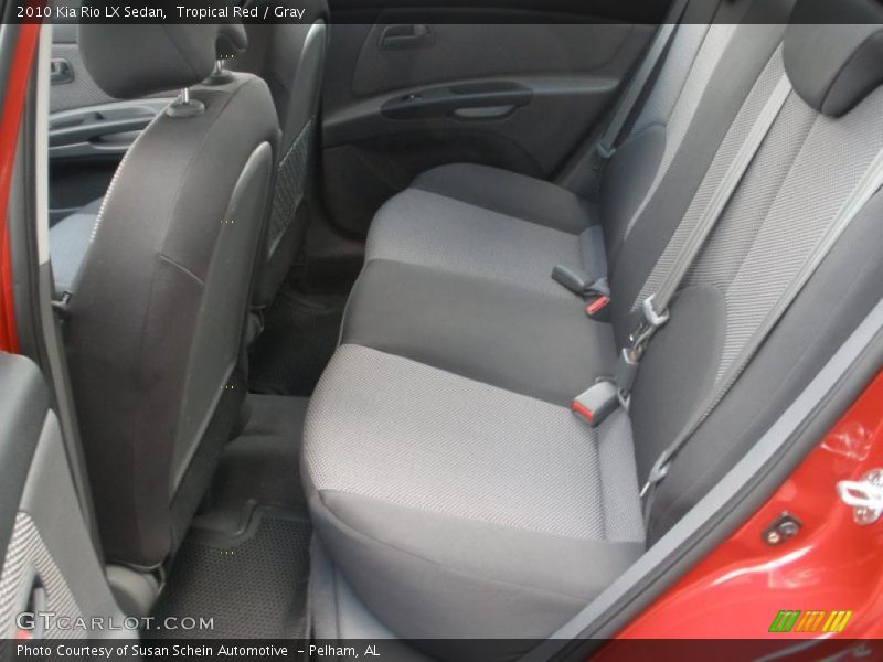 Tropical Red / Gray 2010 Kia Rio LX Sedan