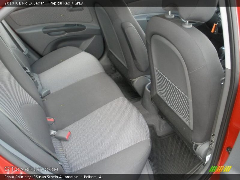 Tropical Red / Gray 2010 Kia Rio LX Sedan