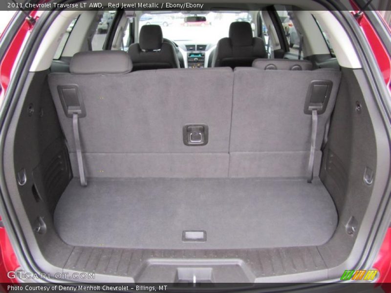 Red Jewel Metallic / Ebony/Ebony 2011 Chevrolet Traverse LT AWD