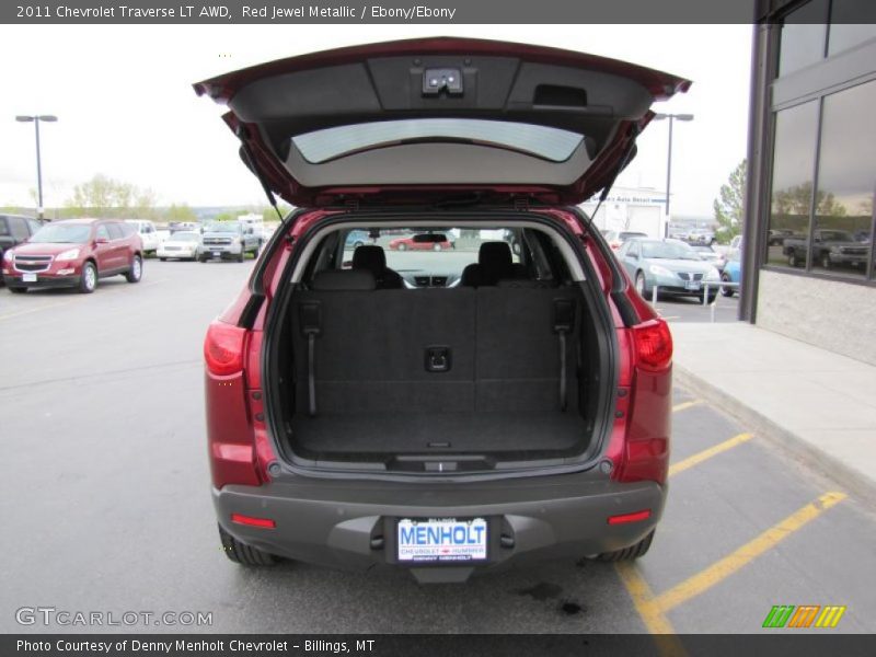 Red Jewel Metallic / Ebony/Ebony 2011 Chevrolet Traverse LT AWD
