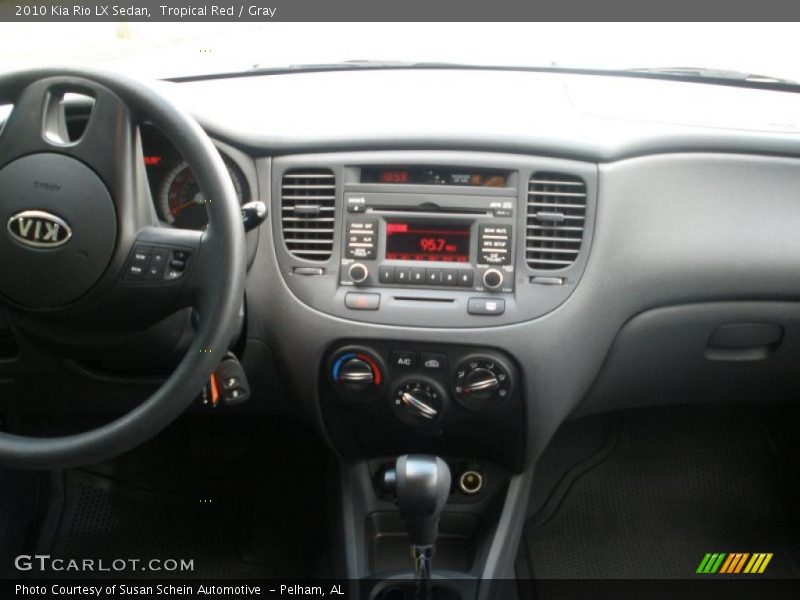 Tropical Red / Gray 2010 Kia Rio LX Sedan
