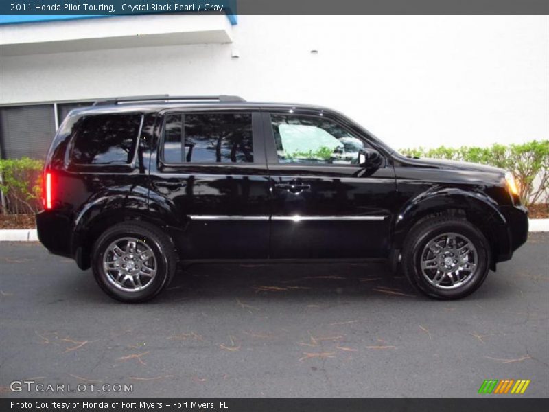Crystal Black Pearl / Gray 2011 Honda Pilot Touring