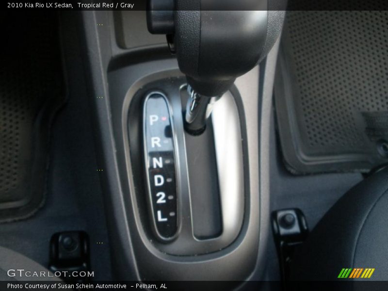 Tropical Red / Gray 2010 Kia Rio LX Sedan
