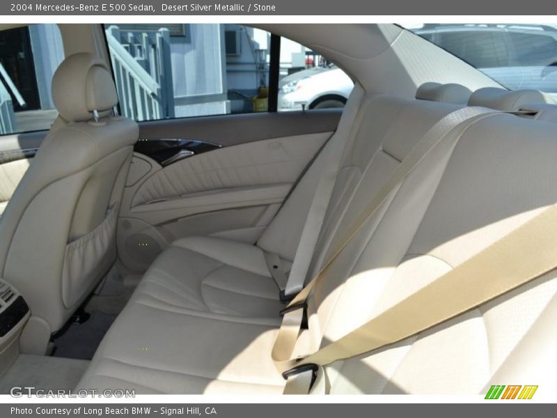Desert Silver Metallic / Stone 2004 Mercedes-Benz E 500 Sedan