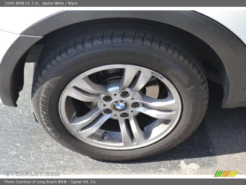 Alpine White / Black 2006 BMW X3 3.0i