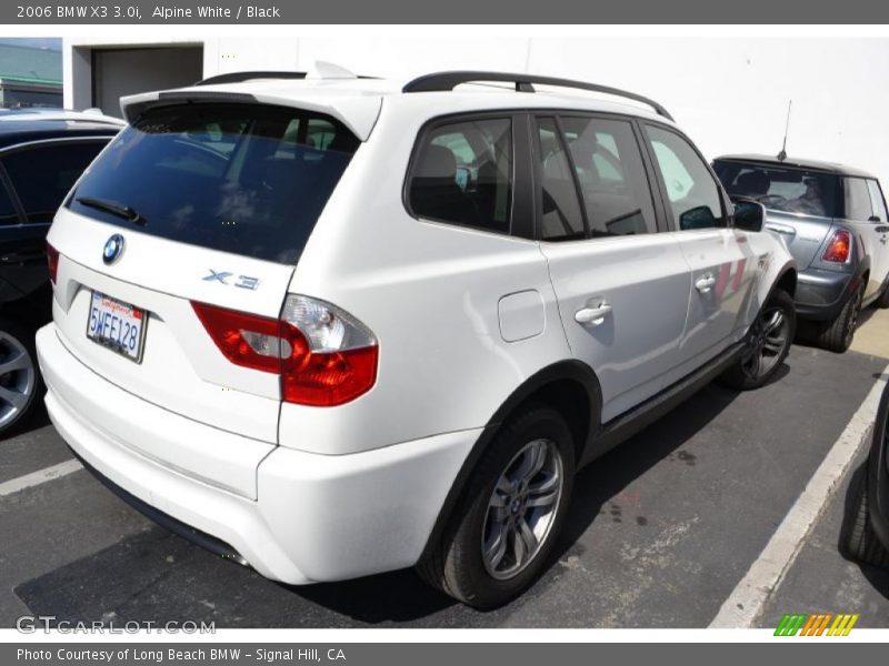Alpine White / Black 2006 BMW X3 3.0i