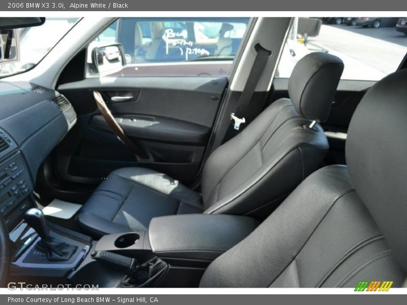 Alpine White / Black 2006 BMW X3 3.0i